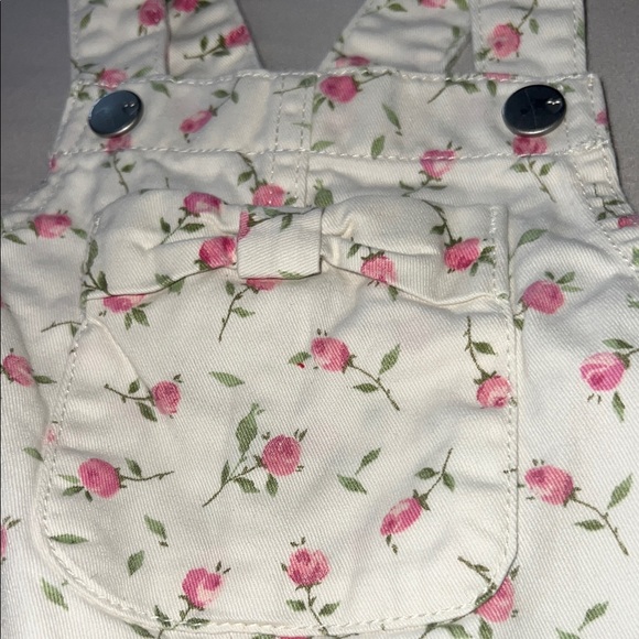 The Children's Place Pink Floral overall dress Size 2 T - Picture 4 of 4